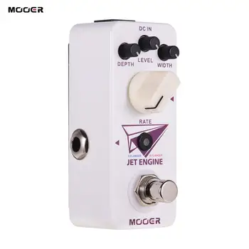 MOOER Motor a Jato Digital multi-frequência Flanger Dois diferentes modos de Flanger Tap Tempo a funcionalidade Branco