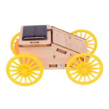 De madeira, Kit de Ciência Pequenas Invenções Aprendizagem Precoce de Construção diy Montar o Carro Solar de Tecnologia para Meninas Meninos crianças