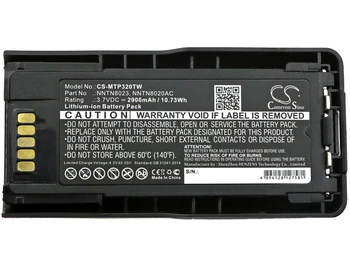 Cameron Sino NNTN8020AC Bateria para Motorola MTP3100 MTP3200 MTP3250 MTP600 MTP6000 MTP6650