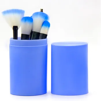 12 Pcs/set Maquiagem Profissional Escovas de Cosméticos Kit Com Caixa para a Fundação da Sombra de Sobrancelha Delineador Blush CIN6 899