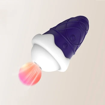 Chupando o clitóris Vibrador para as Mulheres Vagina G-Spot Língua Lambendo Vibrador Clítoris Oral da Língua Buceta Clitóris Otário Brinquedos do Sexo Feminino 18