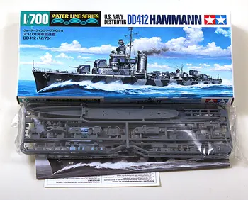 TAMIYA MODELO de ESCALA 1/700 militar modelos #31911 Destroyer USS DD412 Hammann modelo plástico kit
