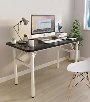 Mesa de computador de casa secretária estudante secretária moderna retangular simples balcão de quarto de aluguel de simples e pequenos tabela