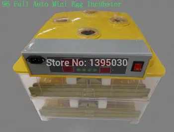 Mini Horizontal Ovo Incubadora 220v/110v 80w WQ-96