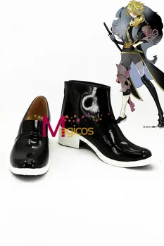 Touken Ranbu Online/Espada de Dança do Siri/Rei Leão Cosplay Sapatos Botas Pretas Personalizadas