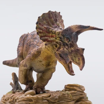 PNSO Triceratops Figura Jurassic Ceratops Dinossauro PVC Realista Modelo Animal de Brinquedo da Base de dados de Coletor de Decoração de Natal Dom Adulto