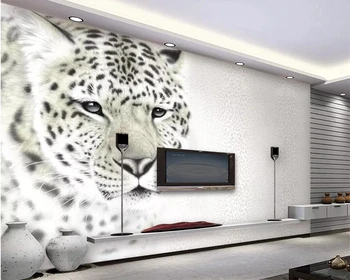 Beibehang moda Moderna papel de parede mural leopard print de leopardo TV da sala de estar de plano de fundo de parede decorativo pintura 3d papel de parede