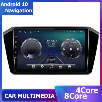 10 polegadas Android 11 de Navegação GPS Para VW Passat 2015-2016 PASSAT B8 2015-2020 carplay Sentou-se Navi 6+128G autoradio 2Din 8core DSP