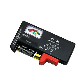 Universal Digital Testador de Bateria Volt Verificador para o AA, AAA e 9V Botão de Vários Tamanho Testador de Bateria de Tensão Medidor de Ferramentas BT-168