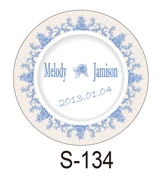 150pcs/monte personalizadas de doces adesivo favor adesivo para noiva duche festa de casamento decoração do pequeno círculo S134