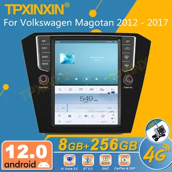 A Volkswagen Magotan 2012 - 2017 Android auto-Rádio Tesla tela 2Din Receptor Estéreo Autoradio Player Multimídia GPS Navi Unidade