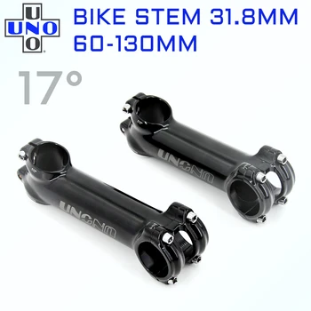 UNO Moto-Tronco 17 de grau para os 28,6/31,8 mm de Elevação da Liga de Alumínio de Guiador de Bicicleta MTB Bicicleta Tronco Equipamento de Ciclismo, a Potencia de Btt