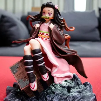 GK Anime Demon Slayer: Kimetsu não Yaiba Kamado Nezuko Figura de Ação de Modelos de Brinquedos
