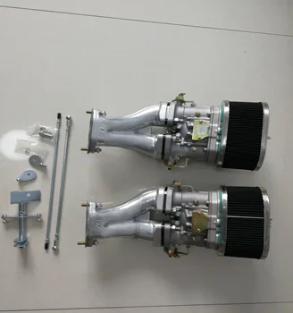 SherryBerg carburador carb kit de conversão para VW TIPO1 FAJS HPMX WEBER IDF DUPLA 40mm de HIDRATOS de carbono, KIT T1 altura de ligação twin carby kit