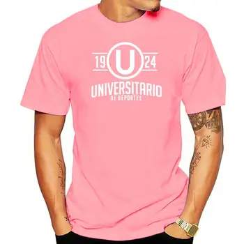 Club Universitario de Deportes Peru Homens T-shirt Monumental de Lima Vargas Guillermo Universitario De Deportes Clube de T-shirt (148)