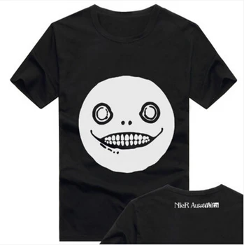 Novo NieR:Autômatos YoRHa N.º 2 do Tipo B Cosplay T-shirt dos Homens de Moda de Algodão Camiseta de Anime Tops Tees