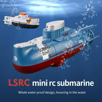 1 abs LSRC Mini Novo 2,4 G de Rádio RC Submarino Elétrico RC Lancha Brinquedo RC Modelo de Barco de Presente de Aniversário de Crianças Brinquedos