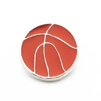 Venda quente 20/lote de basquete Snap Botões de 18mm/20mm Snap Jóias ajuste o Snap Bracelete Pulseira Colares