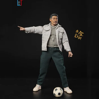 Em Estoque 1/6 Soldado Collectiable Shaolin Soccer LT002 Ouro do Pé Direito Wu Mengda Tio Conjunto Completo Figura de Ação Para os Fãs de Presente