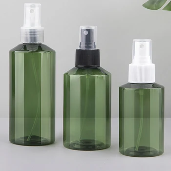 30pcs 50ml 100ml 150ml a 200ml Vazio verde ombro da garrafa pet, Cosméticos spray frasco de Perfume para cuidados pessoais garrafa de viagens