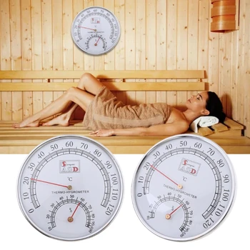 2 em 1 uma Sala de Sauna Medidor de Temperatura de Umidade 0-120℃ 10% da -100% RH de Alta Precisão