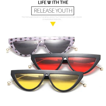 2020 Novo Triângulo Gatos de Olhos Óculos de sol Europeus e Americanos FD Legal Classe Ponto de Óculos de sol Mens Marca de Luxo Designer de Óculos de sol