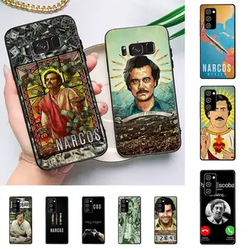 Narcos Série de TV Pablo Escobar Caso de Telefone para Samsung J 2 3 4 5 6 7 8 prime plus 2018 2017 2016 núcleo