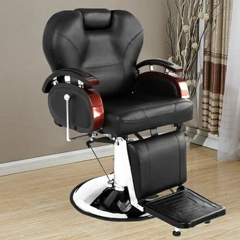 Europeu e Americano de E-commerce Homens Barbeiro Cadeira de Cabeleireiro Confortável Para Barbear Senhoras Cadeiras Comercial Salão de Móveis de