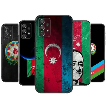 Azerbaijão buta bandeira de Telefone Caso Casco Para Samsung Galaxy A70 A50 A51 A71 A52 A40 A30 A31 A90 A20E 5G a20s Preto Shell Arte Célula Co