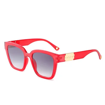 Marca de luxo Designer Grande Moldura Quadrada de Óculos de sol 2023 Mulheres Para os Homens a Moda Vintage de Viagens Populares Retângulo de Óculos de Sol UV400