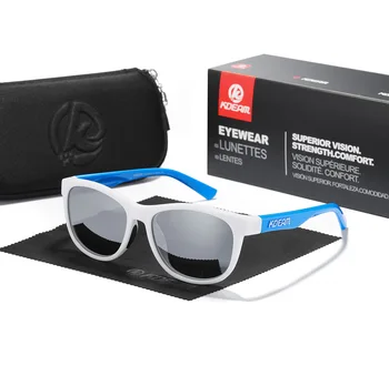 Original KDEAM 2022 chegou de Novo as Cores Quadrado Óculos de sol para Homens Mulheres polarizada óculos para a pesca Exterior óculos de sol de alta Qualidade
