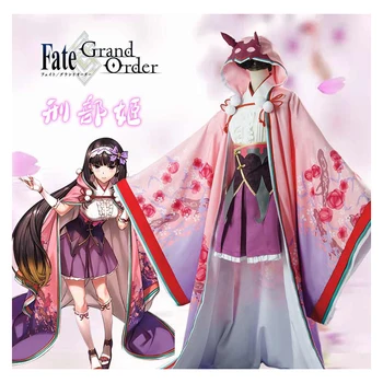Anime Cosplay Fantasia de Fate/Grand Ordem FGO Osakabehime Atualizado Vestido Lindo Z